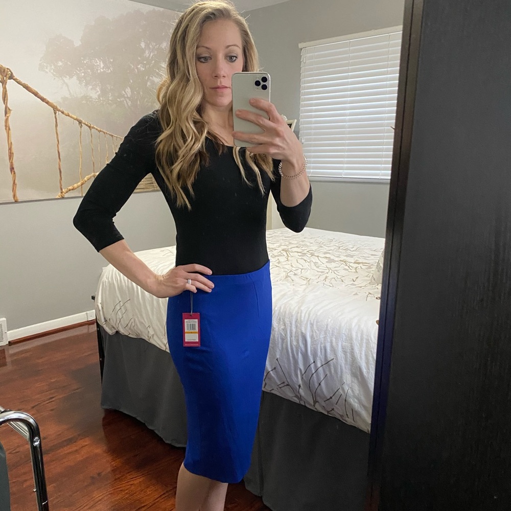 Vince Camuto Stretch-Knit Pencil Skirt